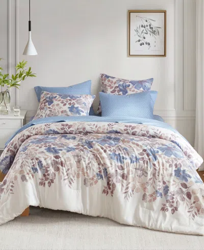 MADISON PARK ESSENTIALS LUNA FLORAL 7-PC. COMFORTER, CALIFORNIA KING