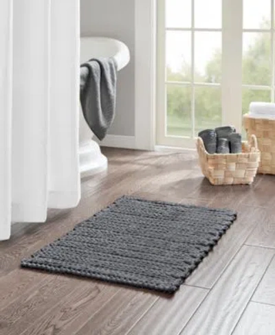 MADISON PARK LASSO YARN DYED COTTON CHENILLE BATH RUGS