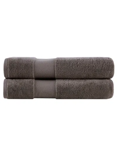 MADISON PARK SIGNATURE TURKISH COTTON BATH SHEET SET, 35" X 70"