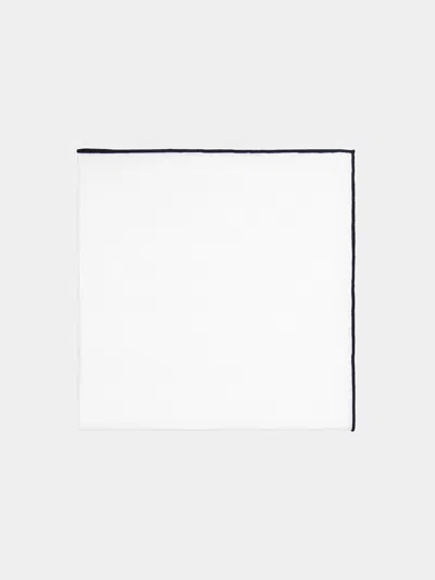 MADRE LINEN HAND-DYED LINEN CONTRAST-EDGE NAPKINS (SET OF 4)