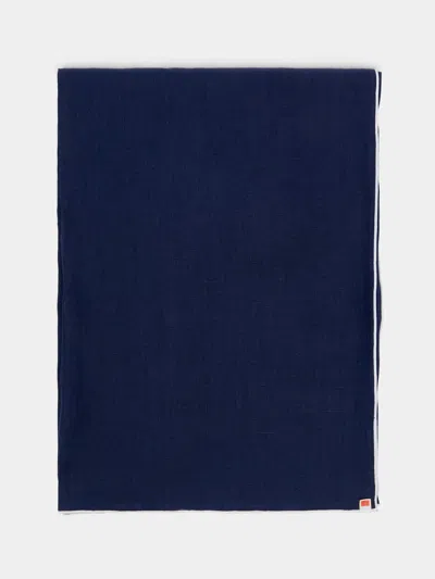 MADRE LINEN HAND-DYED LINEN CONTRAST-EDGE TABLECLOTH (110IN/2.79M)