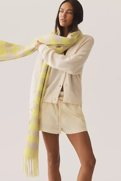 MAEVE BRUSHED GINGHAM SCARF