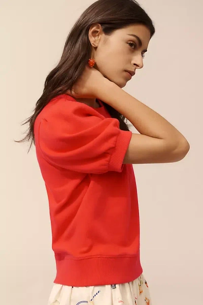 MAEVE PUFF-SLEEVE SWEATSHIRT TEE