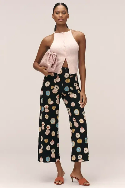 MAEVE THE DANIELLE KROLL COLETTE CROP WIDE-LEG PANTS BY MAEVE