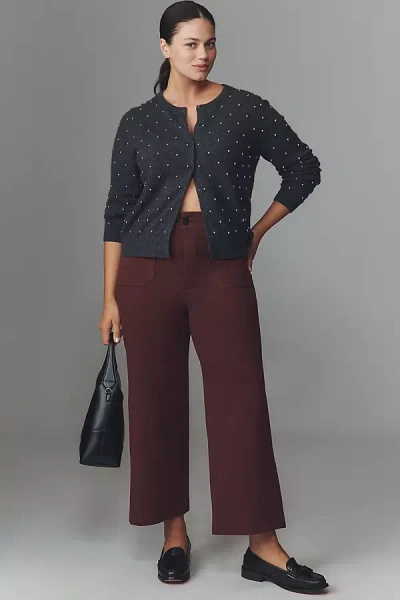 MAEVE THE COLETTE KNIT CROP WIDE-LEG PANTS BY MAEVE