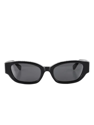 MAGDA BUTRYM CRYSTAL EMBELLISHED SUNGLASSES