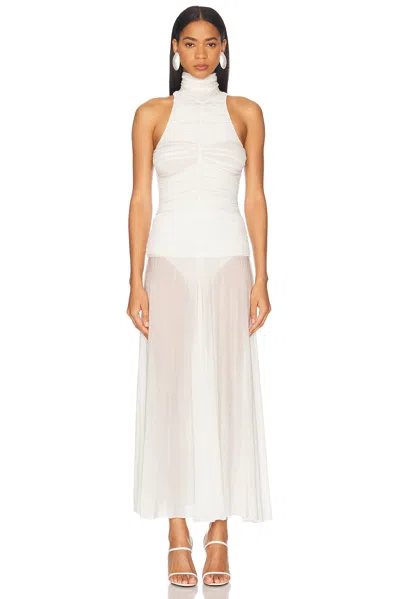 MAGDA BUTRYM HIGH NECK LONG DRESS