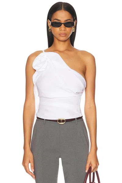 MAGDA BUTRYM ONE SHOULDER BLOUSE