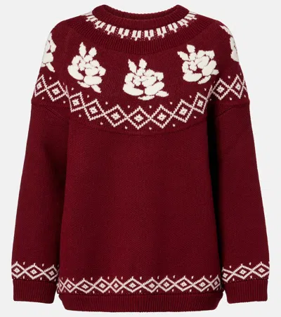MAGDA BUTRYM FAIR ISLE WOOL SWEATER