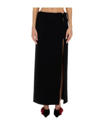 MAGDA BUTRYM MAGDA BUTRYM SIDE SLIT LONG SKIRT