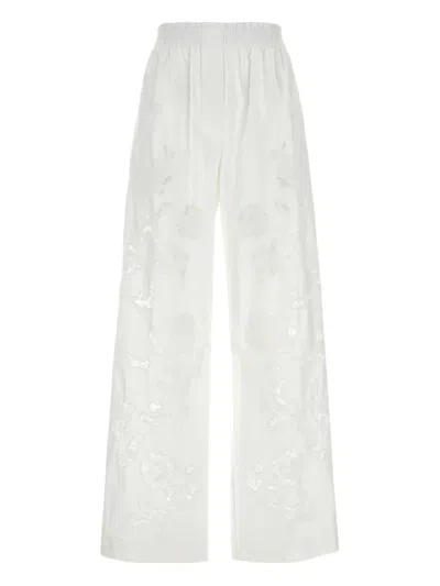 MAGDA BUTRYM WIDE-LEG POPLIN TROUSERS
