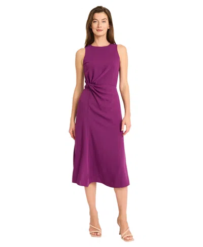 MAGGY LONDON WOMEN'S SLEEVELESS A-LINE DRESS