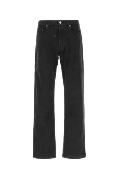 MAGLIANO MAGLIANO BLACK DENIM LIVELLO BROKEN BULL JEANS