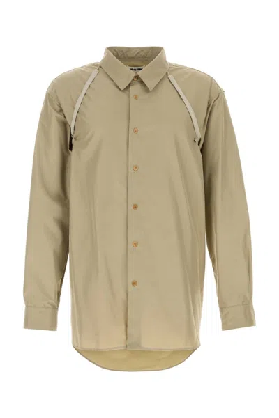 MAGLIANO MAGLIANO KHAKI POLYESTER LATEST NOMAD SHIRT