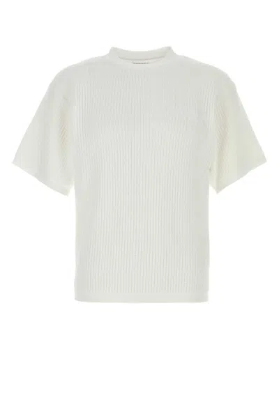 MAGLIANO MAGLIANO WHITE COTTON WAFFLE T SHIRT