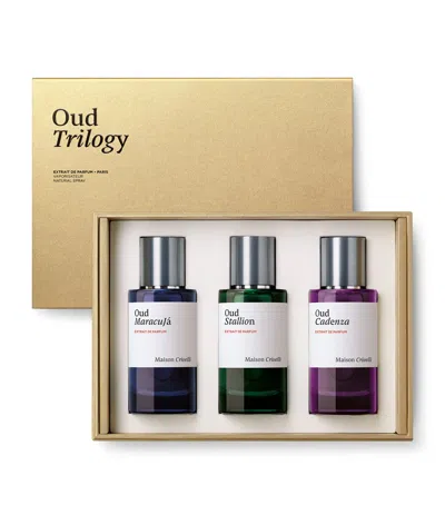 MAISON CRIVELLI OUD TRILOGY FRAGRANCE GIFT SET