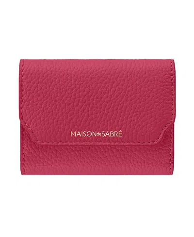 MAISON DE SABRE MAISON DE SABRE LEATHER TRIFOLD WALLET