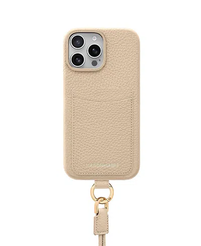 MAISON DE SABRE MAISON DE SABRA SLING PHONE CASE (IPHONE 16 PRO MAX)
