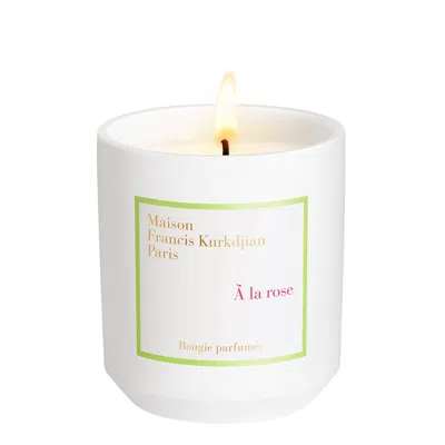 MAISON FRANCIS KURKDJIAN MAISON FRANCIS KURKDJIAN A LA ROSE CANDLE 280G, CANDLE, VEGETAL WAX