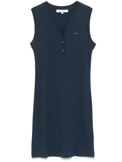 MAISON KITSUNÉ BABY FOX-PATCH MINI DRESS