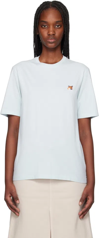 MAISON KITSUNÉ BLUE FOX HEAD PATCH REGULAR T-SHIRT
