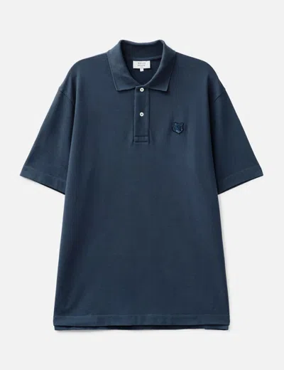 MAISON KITSUNÉ BOLD FOX HEAD PATCH COMFORT POLO