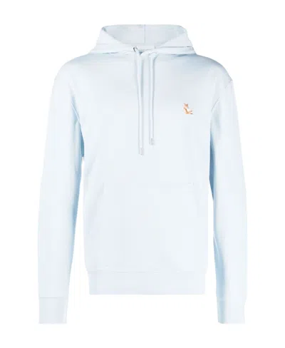 MAISON KITSUNÉ MAISON KITSUNÉ FOX EMBROIDERED DRAWSTRING HOODIE