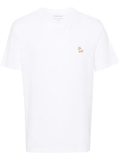 MAISON KITSUNÉ MAISON KITSUNÉ CHILLAX FOX PATCH REGULAR T-SHIRT-SHIRT