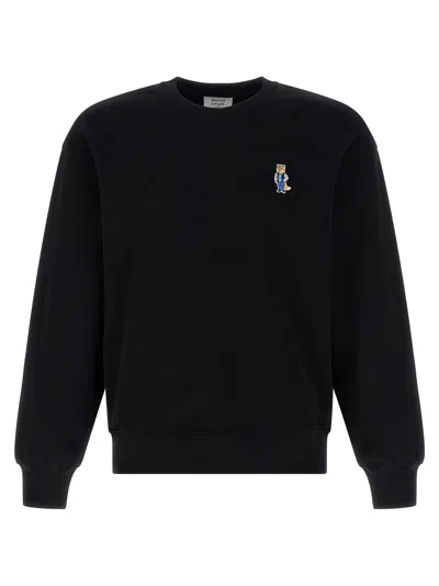 MAISON KITSUNÉ DRESSED FOX SWEATSHIRT BLACK