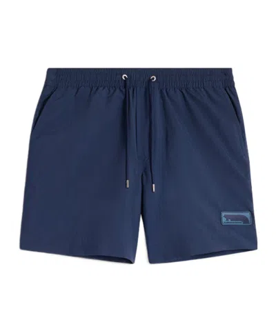 MAISON KITSUNÉ MAISON KITSUNÉ FLASH FOX DRAWSTRING SWIM SHORTS