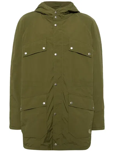 MAISON KITSUNÉ FOX-APPLIQUÉ HOODED PARKA
