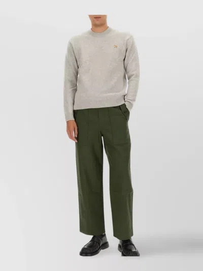 MAISON KITSUNÉ FOX CUB CREW NECK SWEATER