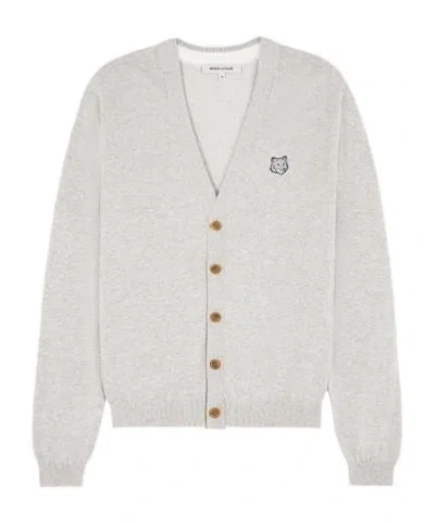 MAISON KITSUNÉ MAISON KITSUNÉ BOLD FOX HEAD PATCH REGULAR CARDIGAN
