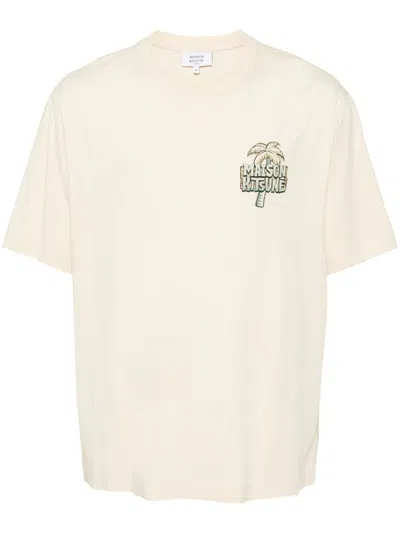 MAISON KITSUNÉ GRAPHIC-PRINT COTTON T-SHIRT