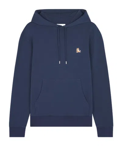 MAISON KITSUNÉ MAISON KITSUNÉ BOLD FOX HEAD PATCH DRAWSTRING HOODIE