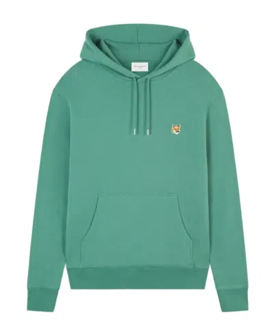 MAISON KITSUNÉ MAISON KITSUNÉ FOX HEAD PATCH DRAWSTRING HOODIE