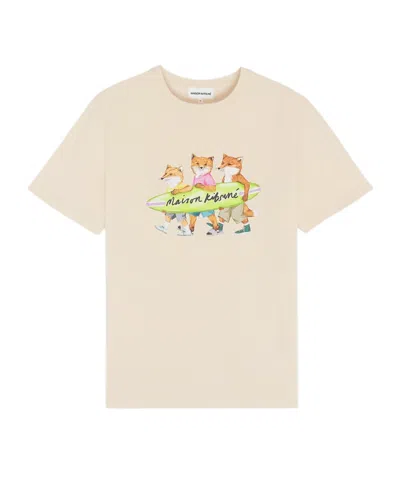MAISON KITSUNÉ MAISON KITSUNÉ SURFING FOXES COMFORT T-SHIRT