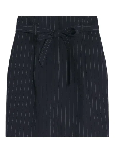 MAISON KITSUNÉ PAPERBAG PLEATED MINI SKIRT