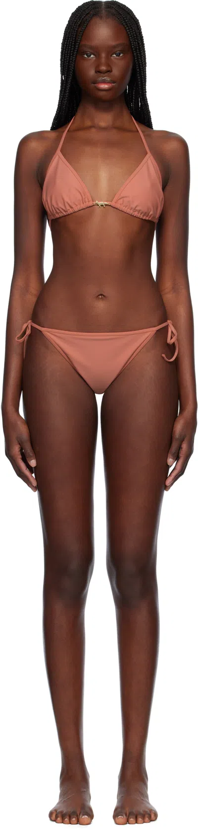 MAISON KITSUNÉ PINK BABY FOX BIKINI