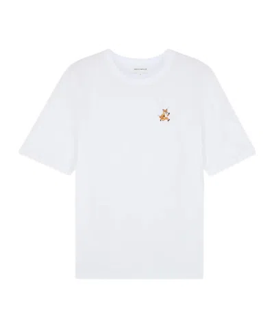 MAISON KITSUNÉ MAISON KITSUNÉ SPEEDY FOX PATCH CREWNECK T-SHIRT