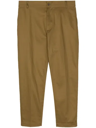 MAISON KITSUNÉ STRAIGHT-LEG GABARDINE CHINOS