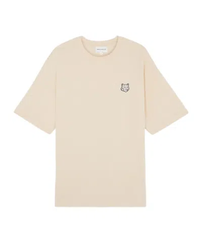 MAISON KITSUNÉ MAISON KITSUNÉ BOLD FOX HEAD PATCH CREWNECK T-SHIRT