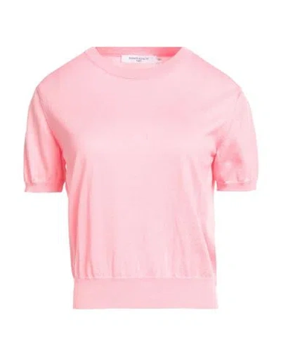 MAISON KITSUNÉ MAISON KITSUNÉ WOMAN SWEATER PINK SIZE L COTTON