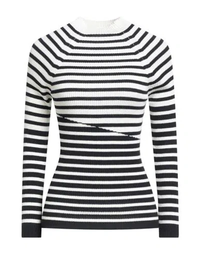 MAISON KITSUNÉ MAISON KITSUNÉ WOMAN TURTLENECK MIDNIGHT BLUE SIZE M COTTON