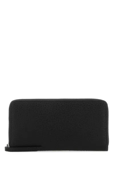 MAISON MARGIELA MAISON MARGIELA BLACK LEATHER WALLET