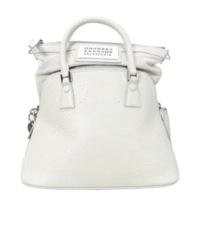 MAISON MARGIELA MAISON MARGIELA FOUR-STITCH LOGO TOP HANDLE TOTE BAG