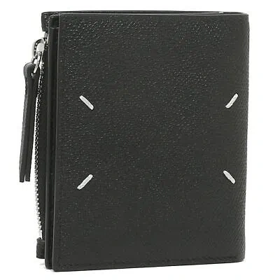 MAISON MARGIELA MAISON MARGIELA BIFOLD WALLET COMPACT WALLET BLACK MEN S MAISON MARGIELA SA 935