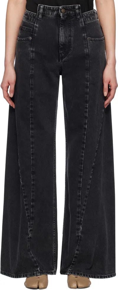 MAISON MARGIELA BLACK 5 POCKET JEANS
