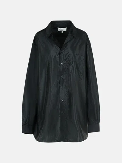 MAISON MARGIELA BLACK POLYESTER SHIRT