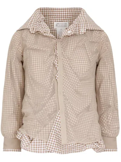 MAISON MARGIELA CHECKED COTTON SHIRT